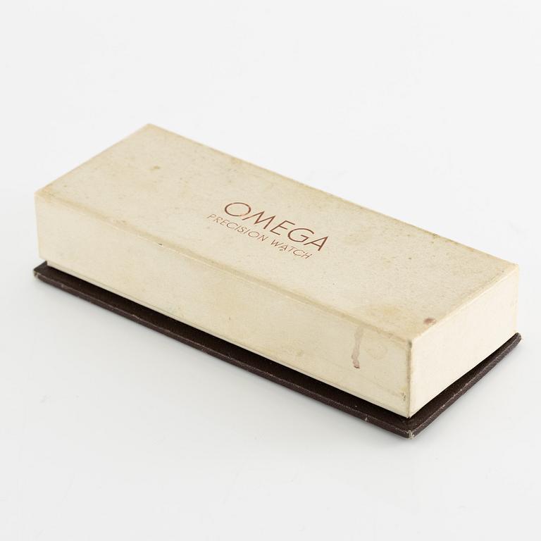 Omega, "Antimagnetisk, Vattentät, Stötskyddad", armbandsur, 35 mm.