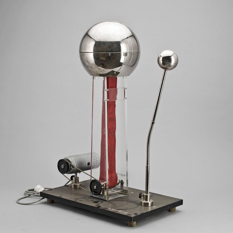 VAN DE GRAAFF-GENERATOR, Norstedts, Sverige, 1900-talets mitt.