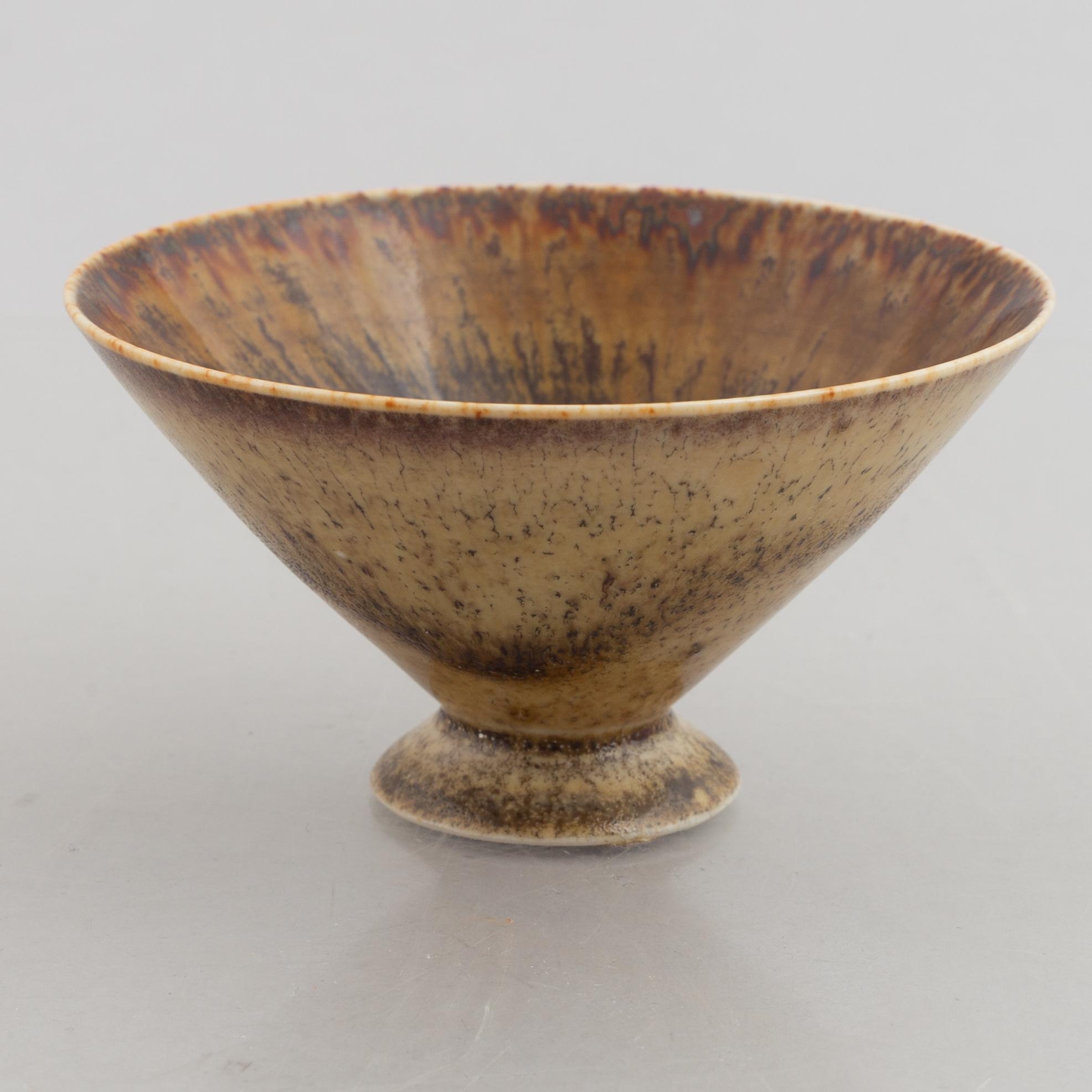 Sven Wejsfelt, a stoneware set of two vases and two bowls, Gustavsberg Studio 1980-tal.