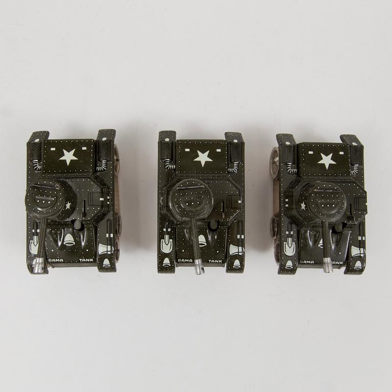 GAMA, 3 stycken stridsvagnar 70/3, Tyskland, 1950-tal.