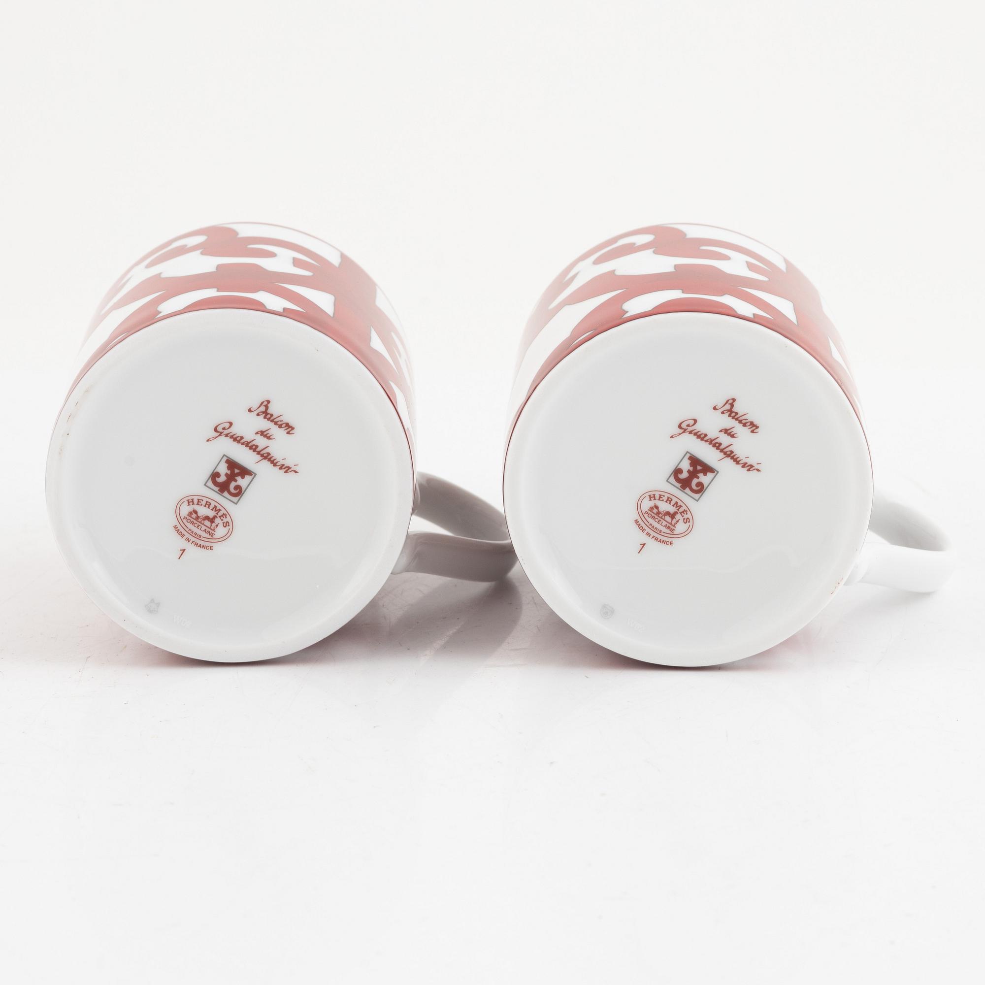 Hermès, muggar, ett par, "Balcon du Guadalquivir".