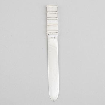 W.A. Bolin, brevkniv, silver, Stockholm 1944.
