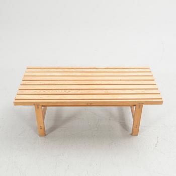 Hugo Svensson, bench, Bjärnums Möbelfabrik, second half of the 20th century.