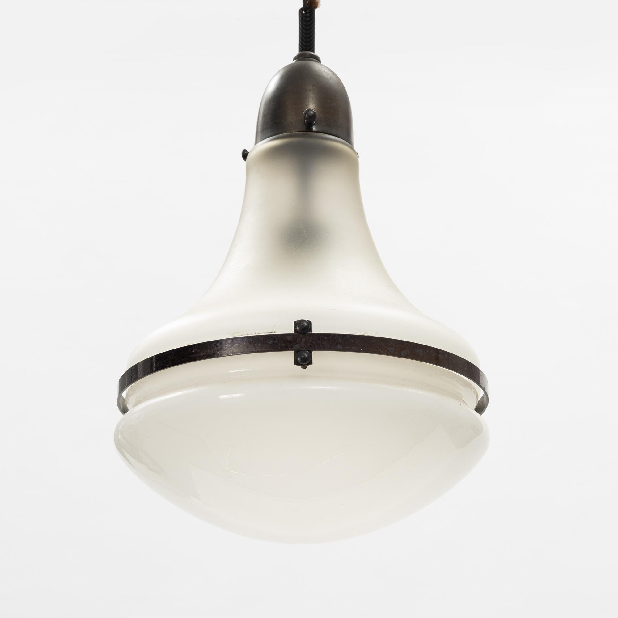 Peter Behrens, a 'Luzette' ceiling lamp for AEG (Allgemeine Electricitäts-Gesellschaft), Germany.
