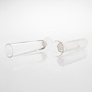 Tapio Wirkkala, A set of 19 "Karelia" model 2103 drinking glasses for Iittala Finland, in production 1965-1974.