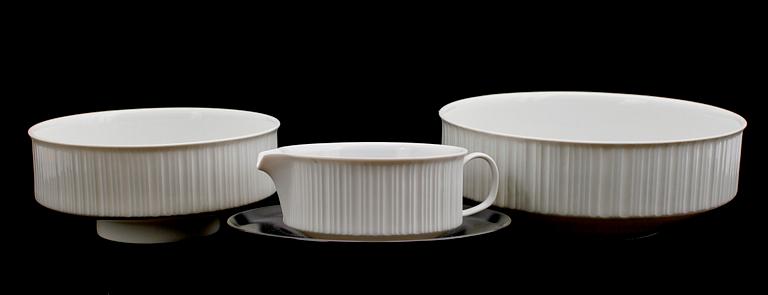 MAT- OCH KAFFESERVIS, 110 del, porslin, "Variation", Tapio Wirkkala, Rosenthal, Tyskland 1962-1965.