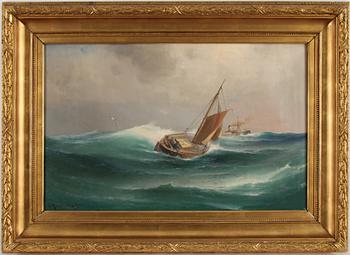 Ludvig Richarde, oil on canvas, signed and dated 1902.