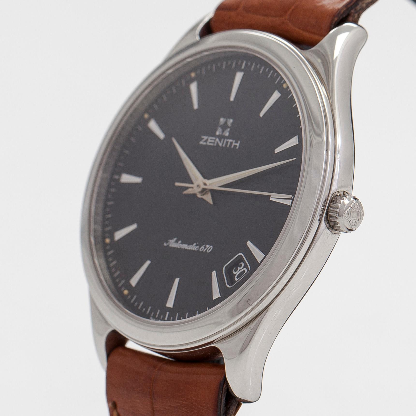 Zenith, Elite, Automatic 670, wristwatch, 36 mm.
