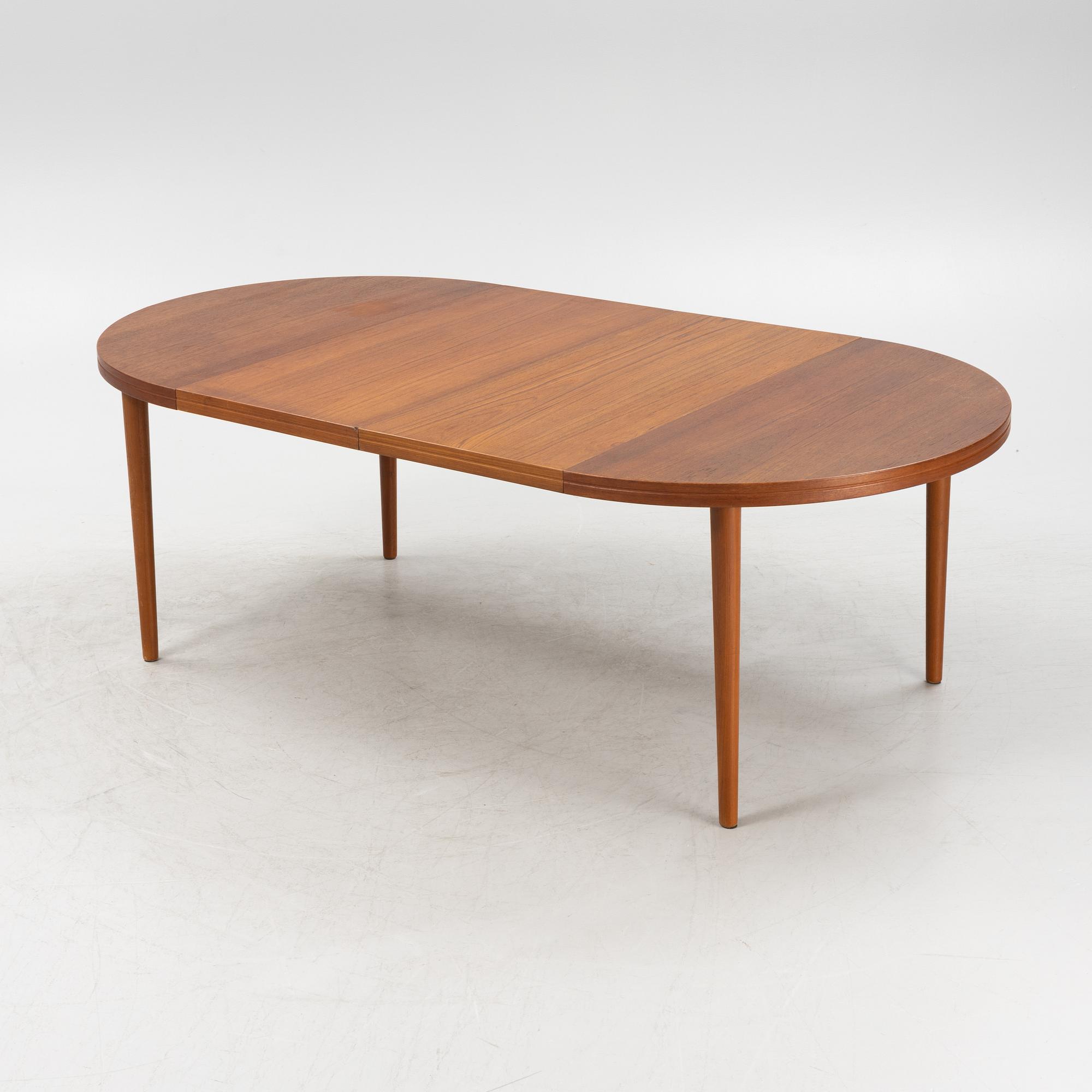 A teak dining table from Skaraborgs Möbelindustri, Tibro, 1960s.