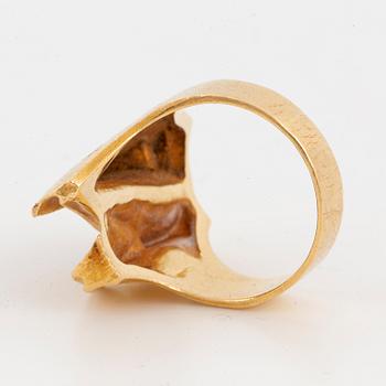 Björn Weckström  'Tourmaline river', ring. Lapponia 1976.