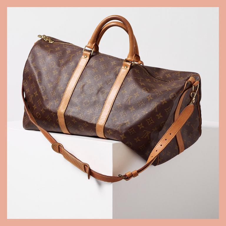 VÄSKA, Keepall Bandouliére 50, Louis Vuitton, 1994.