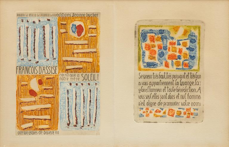 Roger Bissière, "Cantique à notre frère Soleil".