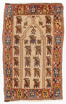 An antique Anatol rug possibly Monastir, c 181 x 109 cm.