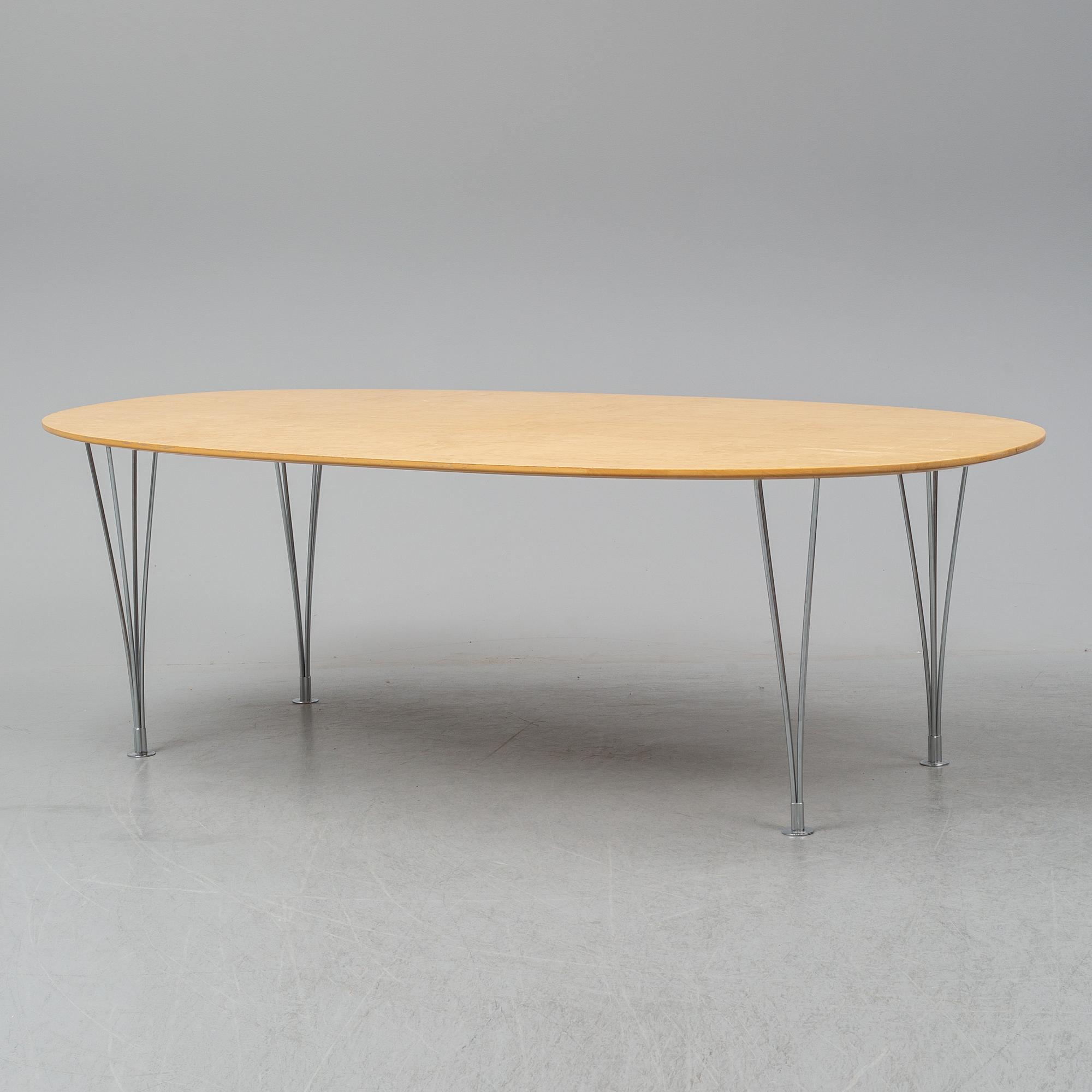 PIET HEIN & BRUNO MATHSSON, 'Superelips', Bruno International, late 20th Century.