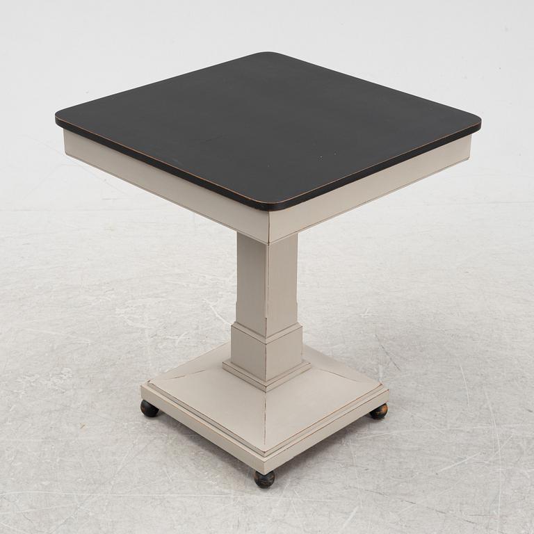 A painted table, early 20th Century.