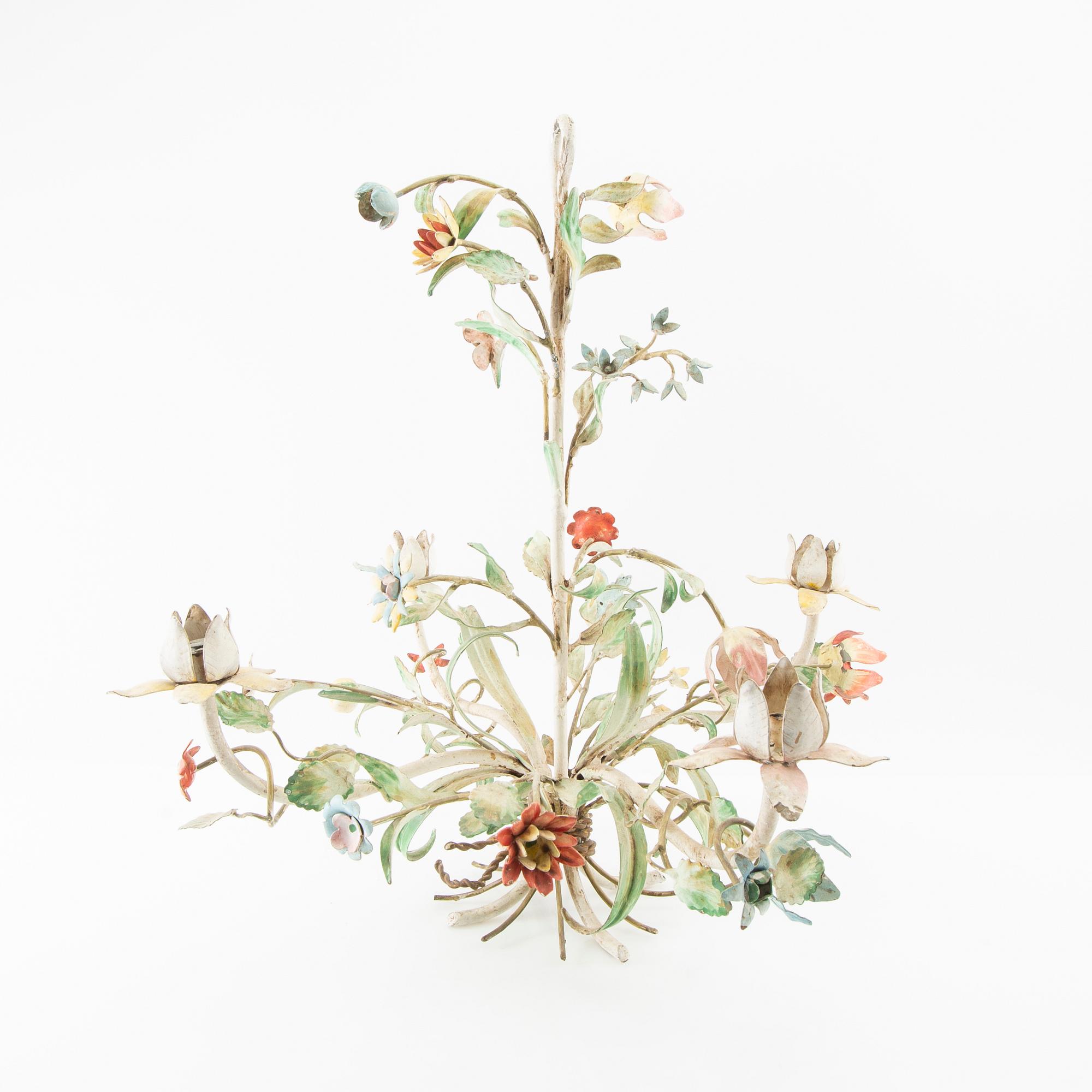 Chandelier, mid-20th century.