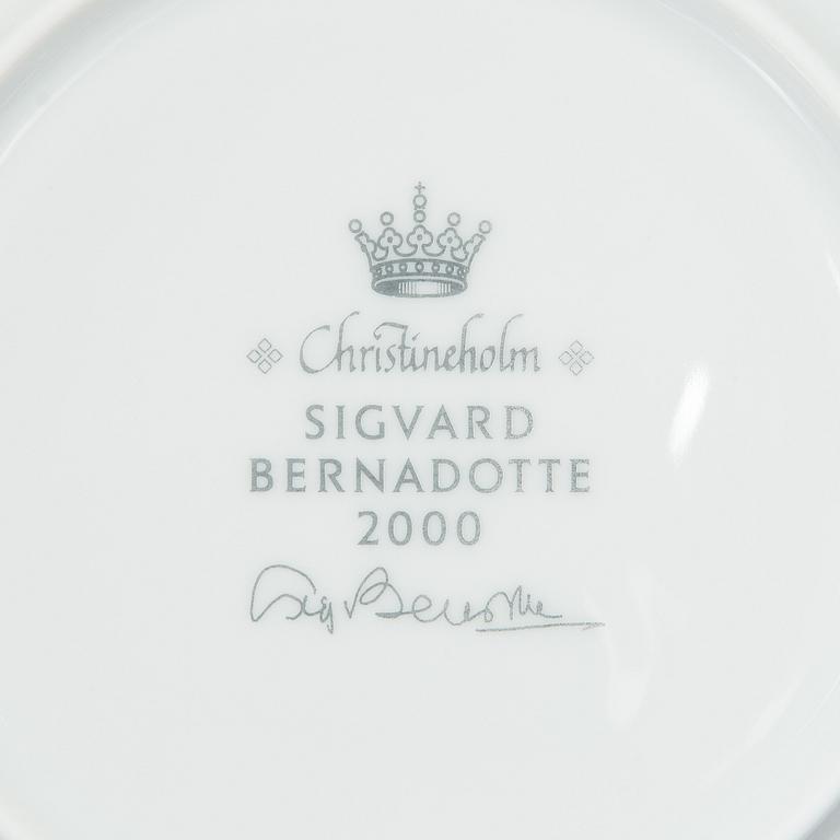 An 86-piece 'Marianne Royal Blue' porcelain dinner service, Christineholm, Millennium series 2000.