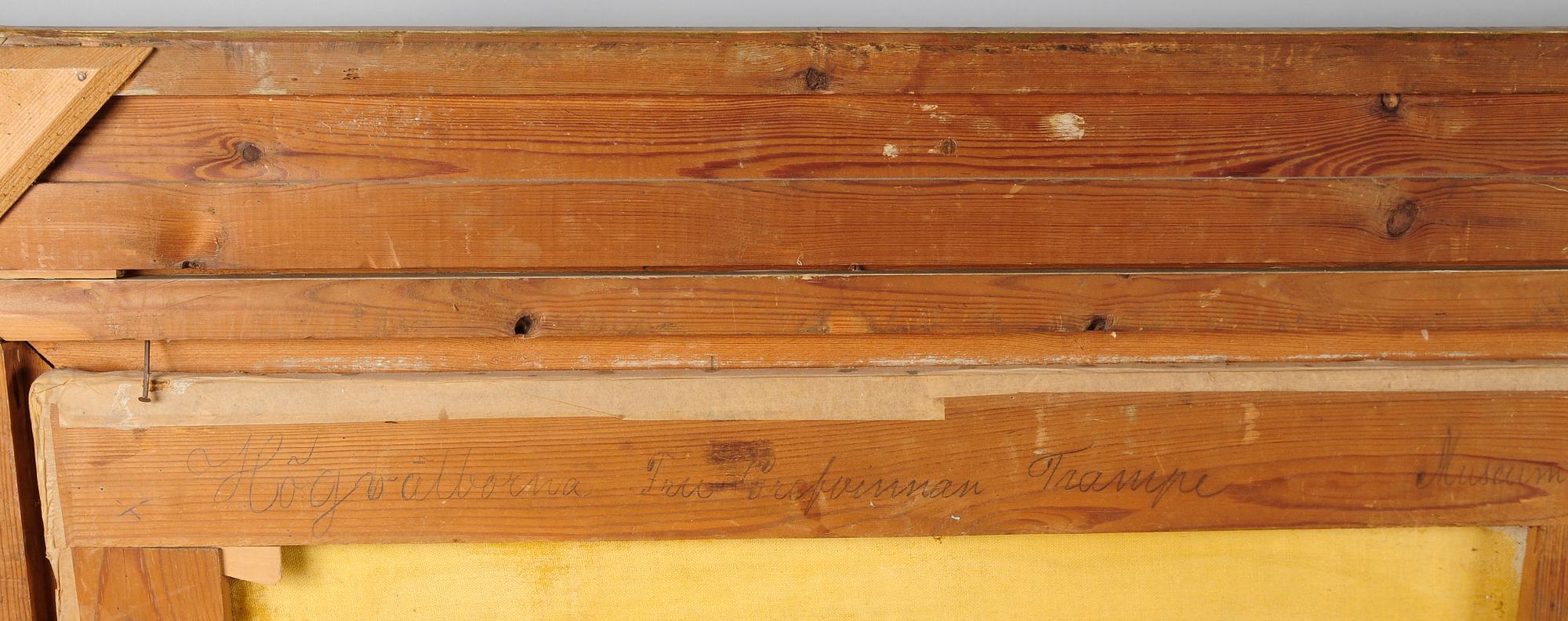 OKÄND KONSTNÄR, olja på duk, signerad copia af F Trampe.