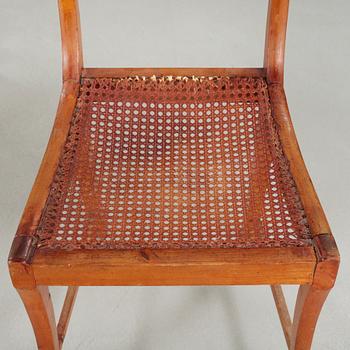 Three + one chairs from the mid 19th century.