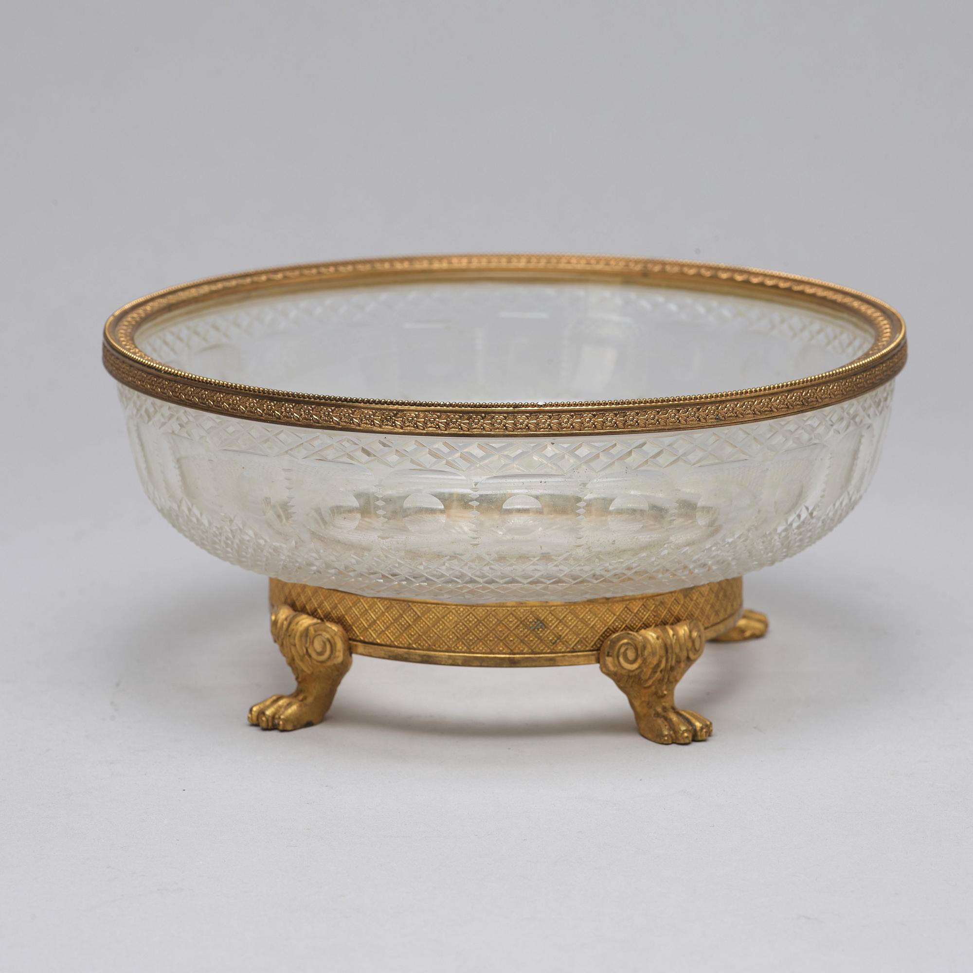 A French bowl, 19th ct.