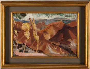 RAGNHILD NORDENSTEN, olja på papp-pannå, signerad och daterad 1925.