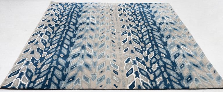 William Yeoward, a 'Kalata Indigo' carpet, circa 425 x 300 cm.