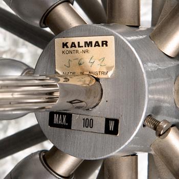 A 1960s "Ice block chandelier" by J.T Design, Kalmar, Austria, 1960s.