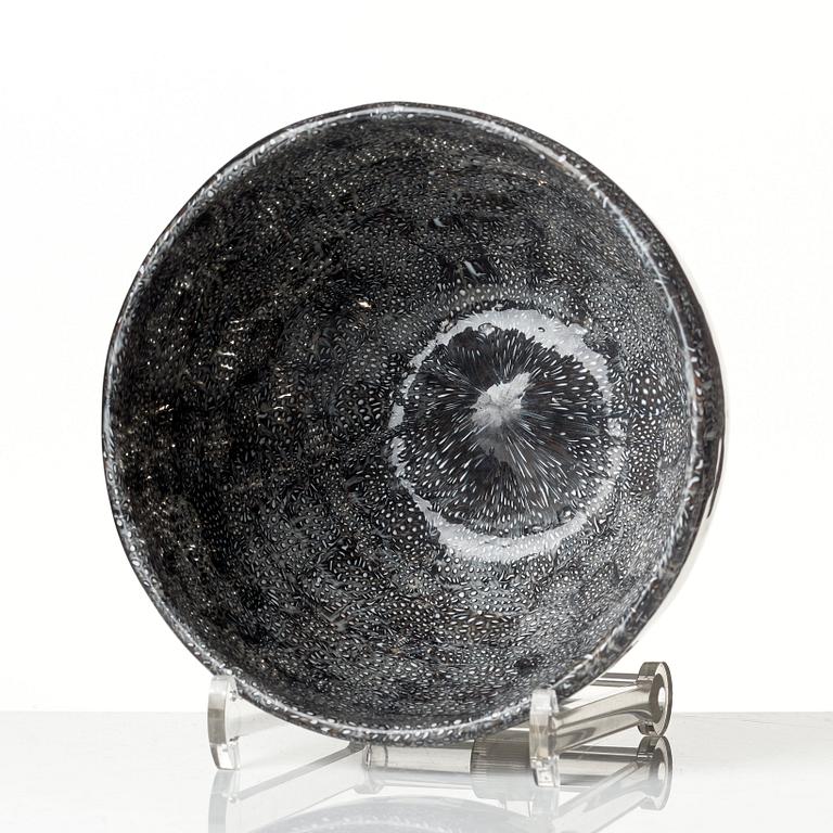 Paolo Venini, a "Murrina" glass bowl, Italy 1960's.