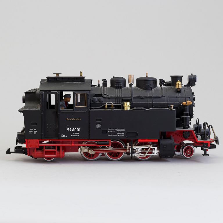 Two Lehmann Gross Bahn steam locomotives from Germany including "2085 D".