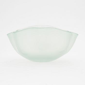 Sven Palmqvist, a signed 'Kantara' glass bowl, Orrefors.
