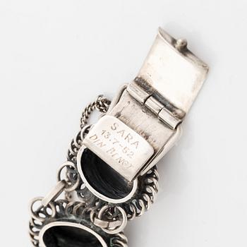 Gussi, silver bracelet.