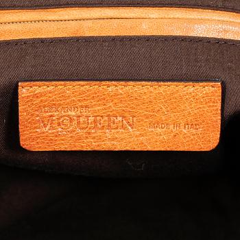 ALEXANDER MCQUEEN, a brown leather bag, 2009.