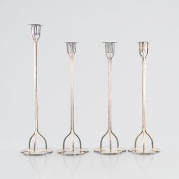 Josef Frank, a set of four 'Köver' candlesticks, Firma Svenskt Tenn.