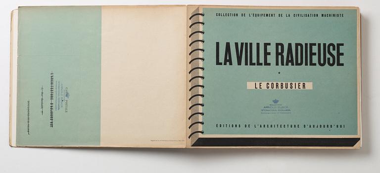 LE CORBUSIER, 'La Ville Radieuse'.