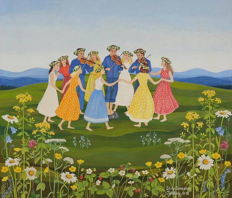 Stina Sunesson, "Sommardansen" (Summer Dance).