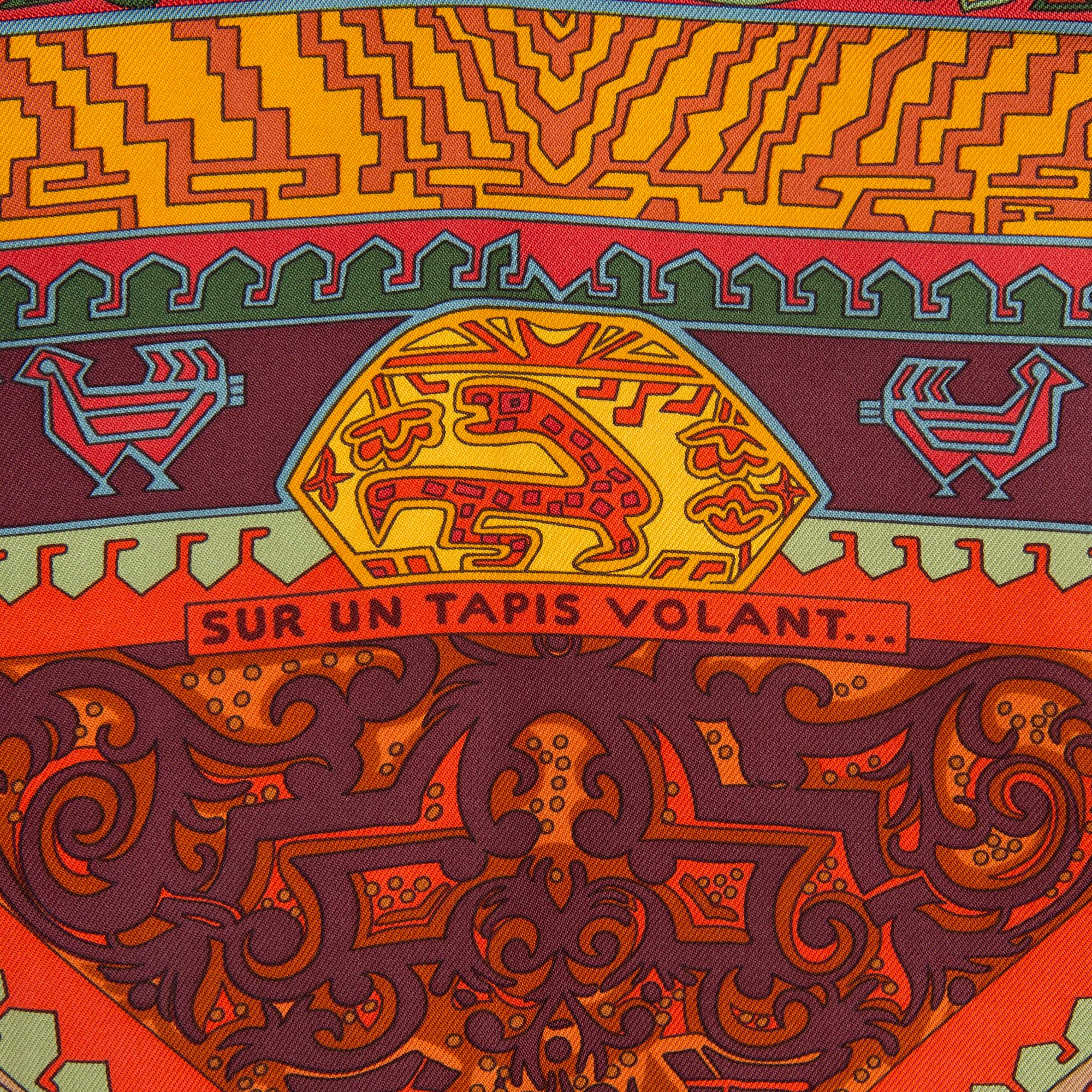 SCARF, "Sur un Tapis Volant...", Hermès.
