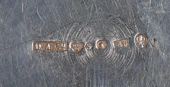 MOCCASERVIS, 3 delar. Silver. Bl a Stockholm, 1930-tal.