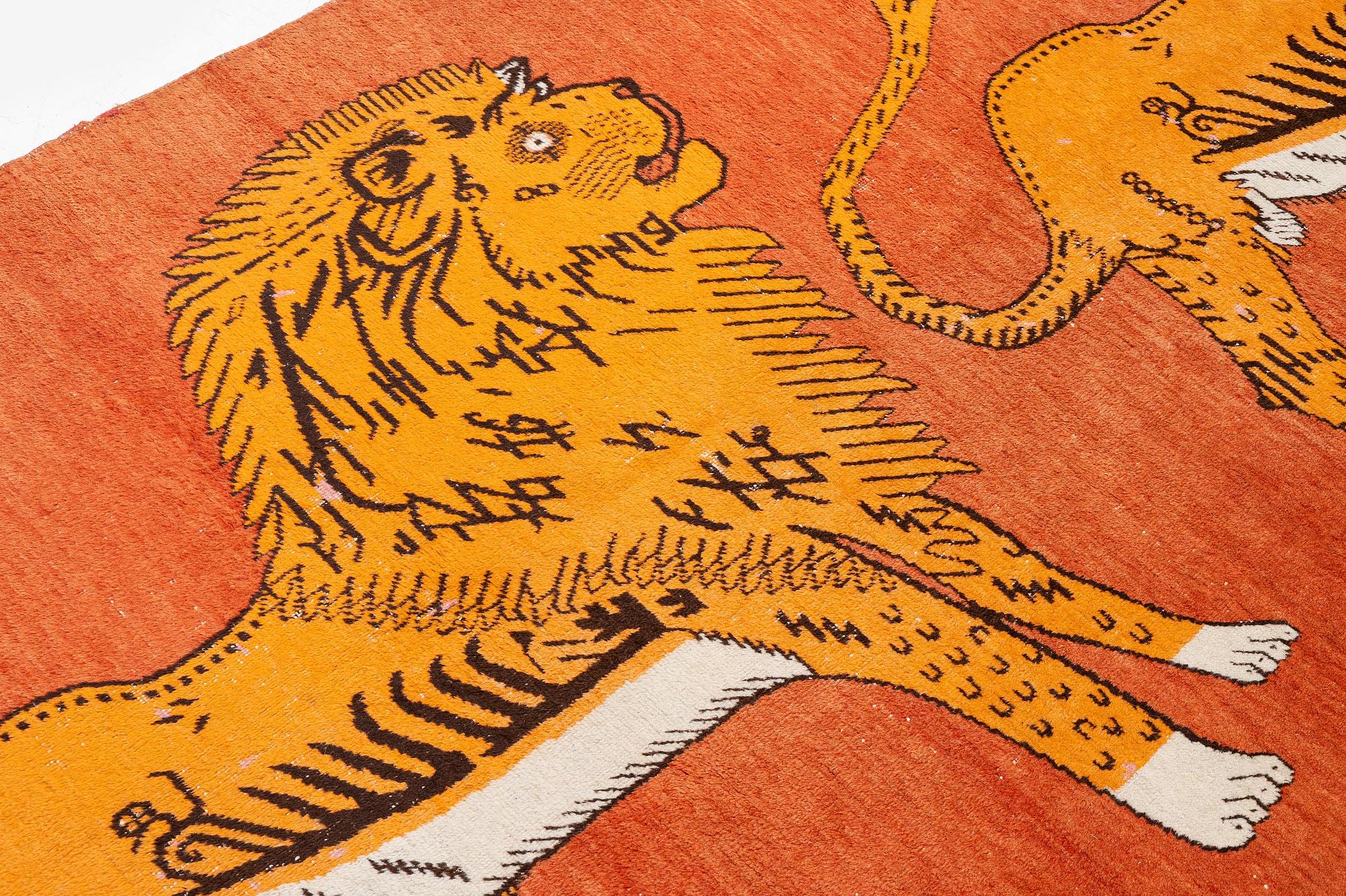 Matta, Antik Khotan, nordvästra Kina, ca 301 x 166 cm.