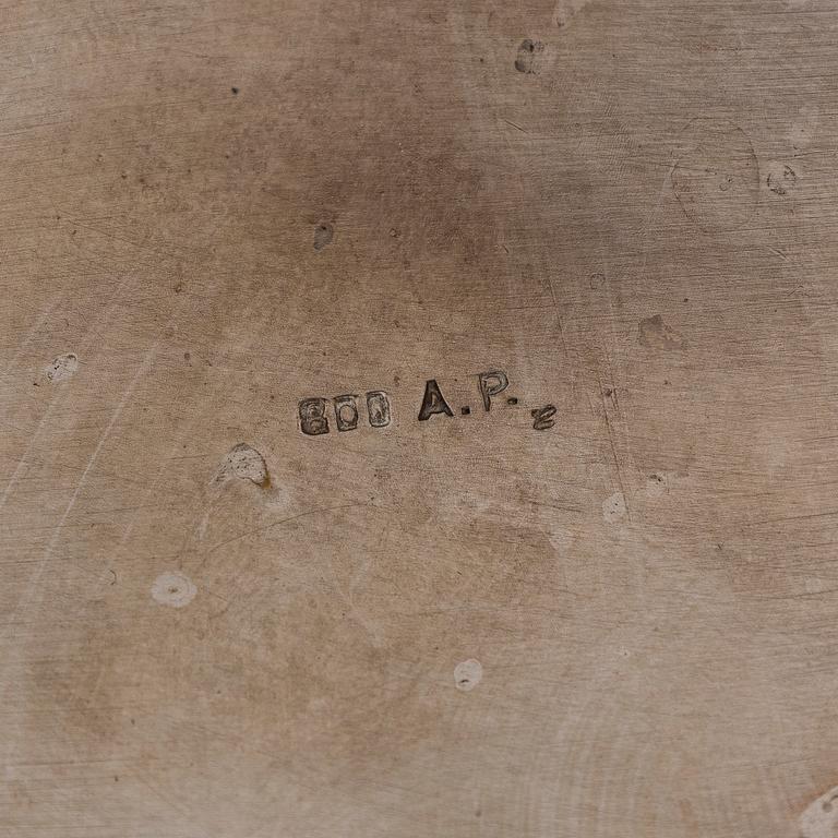 Teservis, 3 delar, silver, importstämplade i Prag 1901-1921.