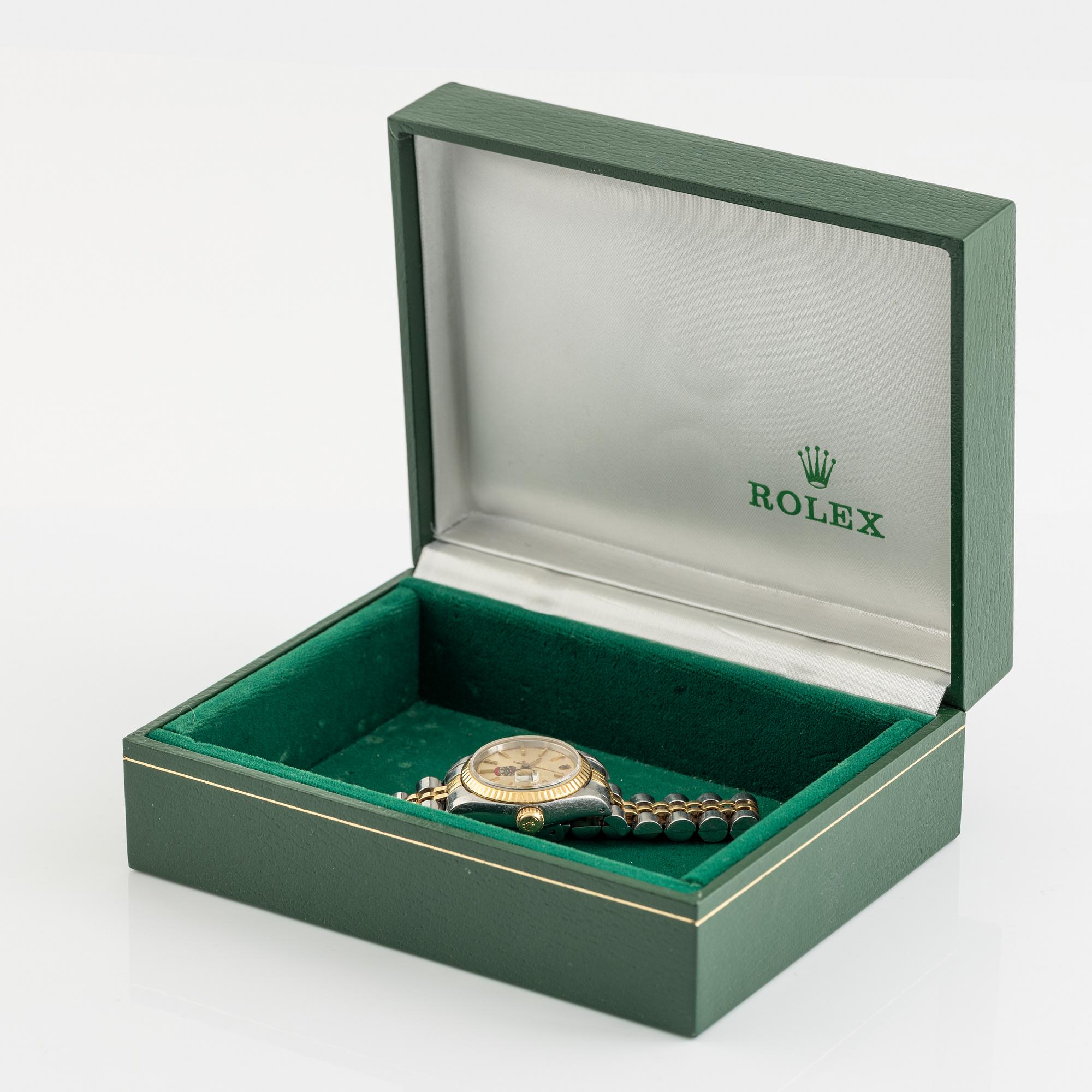 Rolex, Oyster Perpetual, Datejust, "United Arab Emirates Emblem" armbandsur, 26 mm.
