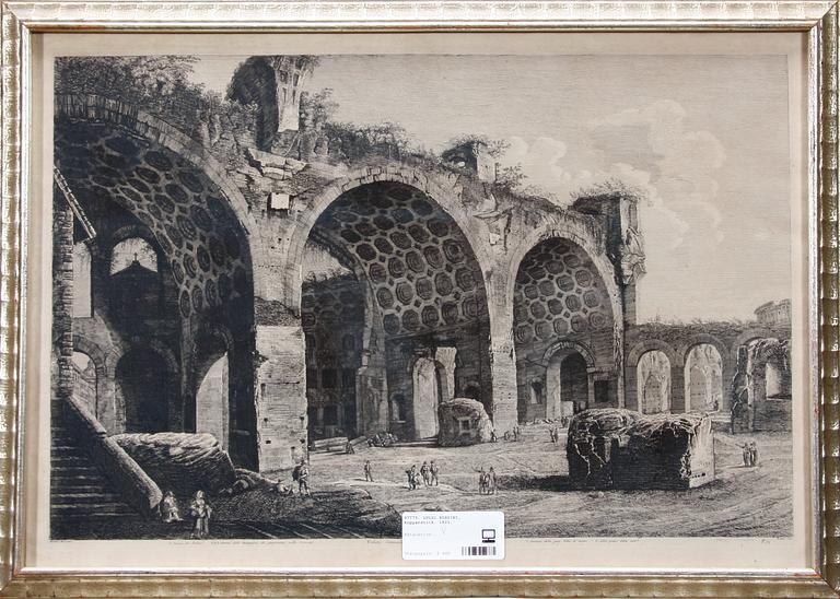 LUIGI ROSSINI, kopparstick. 1822.