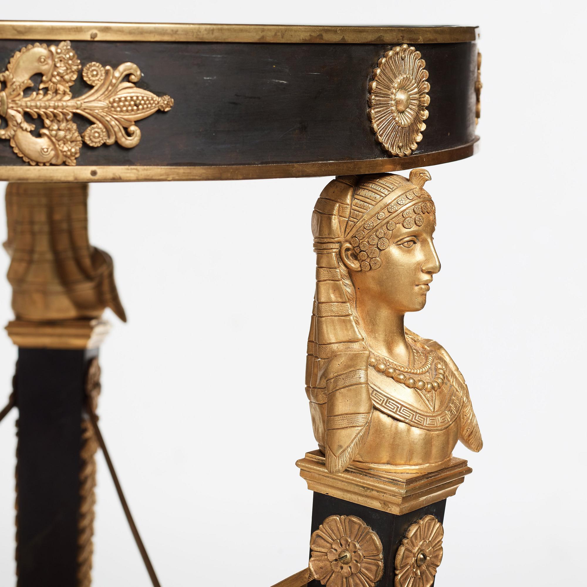 An Empire-style table, second part of the 19th century.