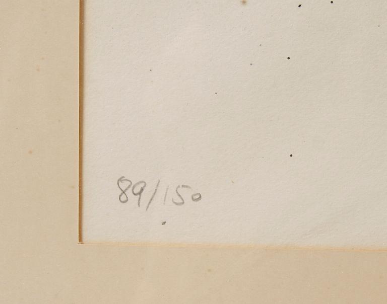 OKÄND KONSTNÄR, litografi, sign Vaquero Turcios.