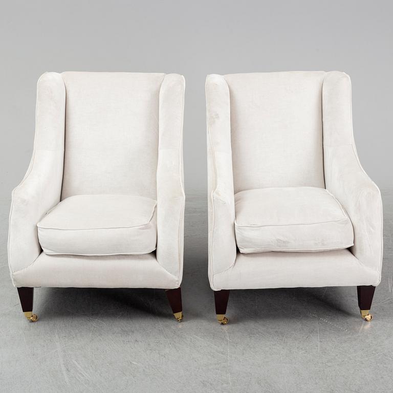 LAURA ASHLEY, FÅTÖLJER, ett par, 2000-tal.