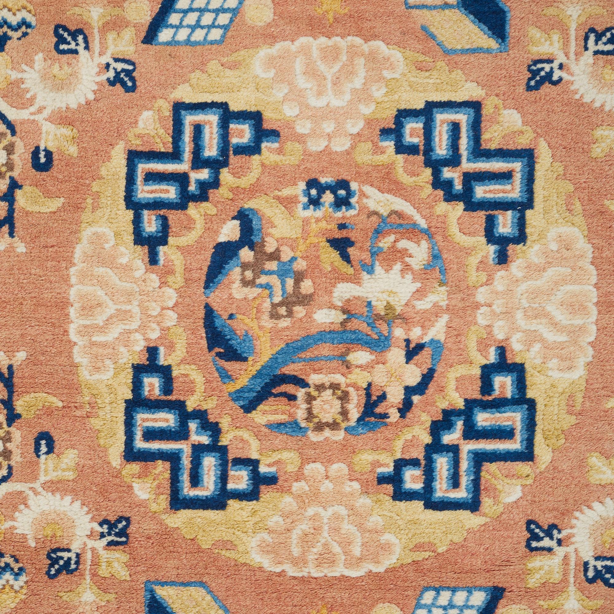 A CARPET, a semi-antique Ningxia, ca 197 x 127 cm.