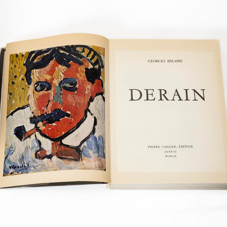 En samling konstböcker, 12 volymer, 1823-1969.