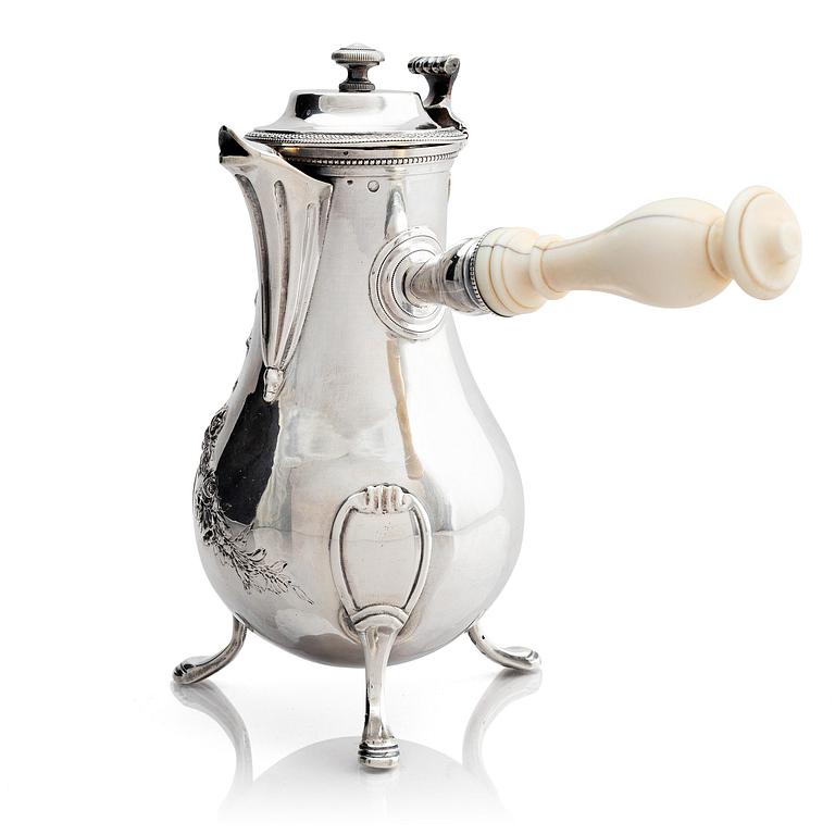 A French silver jug, mark of Jean-Pierre Nicolas Bibron, Paris (active circa 1798-1809).