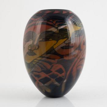 Eva Englund, a "Graal vase", Orrefors, Sweden.