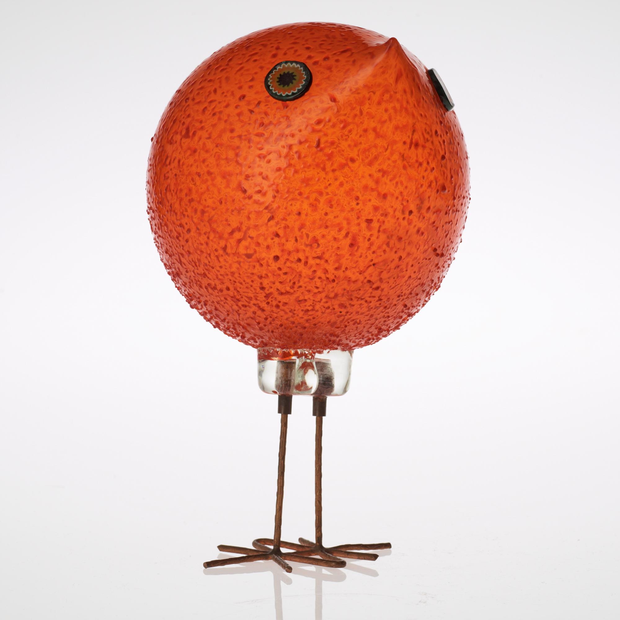 PETER PELZEL, fågel, "Pulcino", Vistosi, Italien, 1960-tal.