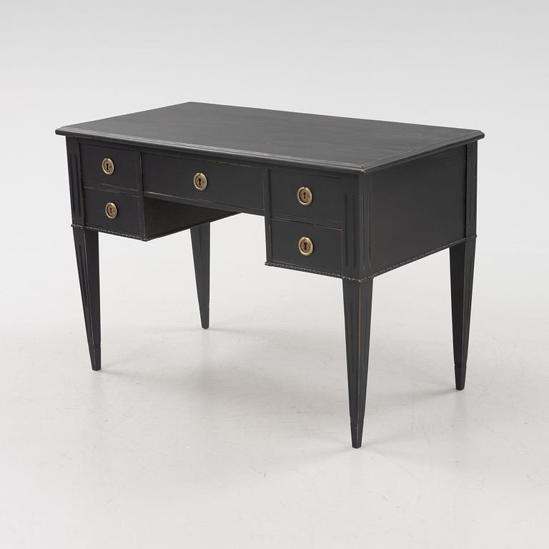 A Gustavian style painted desk, early 20th Century.